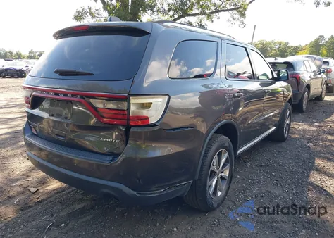 2016 Dodge Durango Limited из США, поврежденный, VIN 1C4RDJDG1GC455649